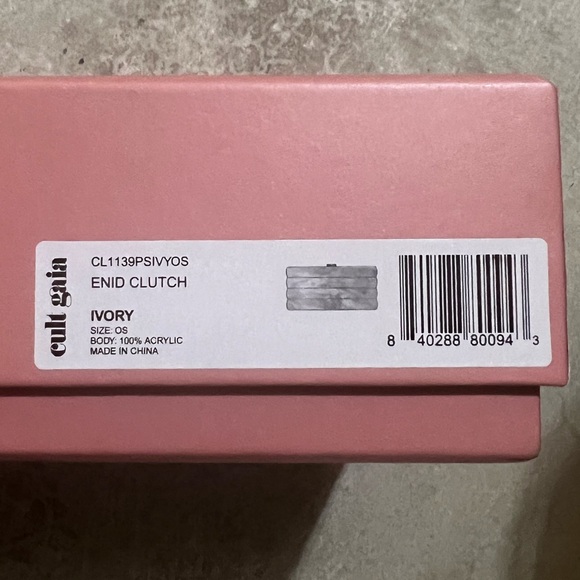 NWB Cult Gaia Enid Acrylic Clutch - Picture 6 of 6